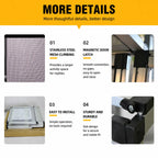 RTHabitat Premium Aluminum Frame Reptile Enclosure – Acrylic Door & Full Mesh Door Versions, 40/65/120 Gallon Arboreal Reptile Habitat for Chameleons, Lizards, Geckos & Tree Frogs