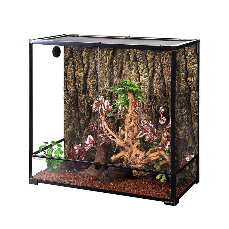 100 Gallon 36" x 18"x 36" Large Glass Reptile Enclosures, Front Opening Reptile Cages, Chameleon Reptile Tank RK0125 - RTHabitat