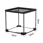 RTHabitat 360° Ultra Clear Glass Reptile Terrarium Panoramic Viewing Design