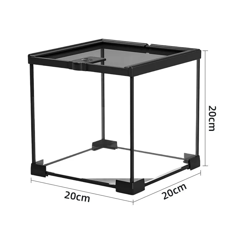 RTHabitat 360° Ultra Clear Glass Reptile Terrarium Panoramic Viewing Design