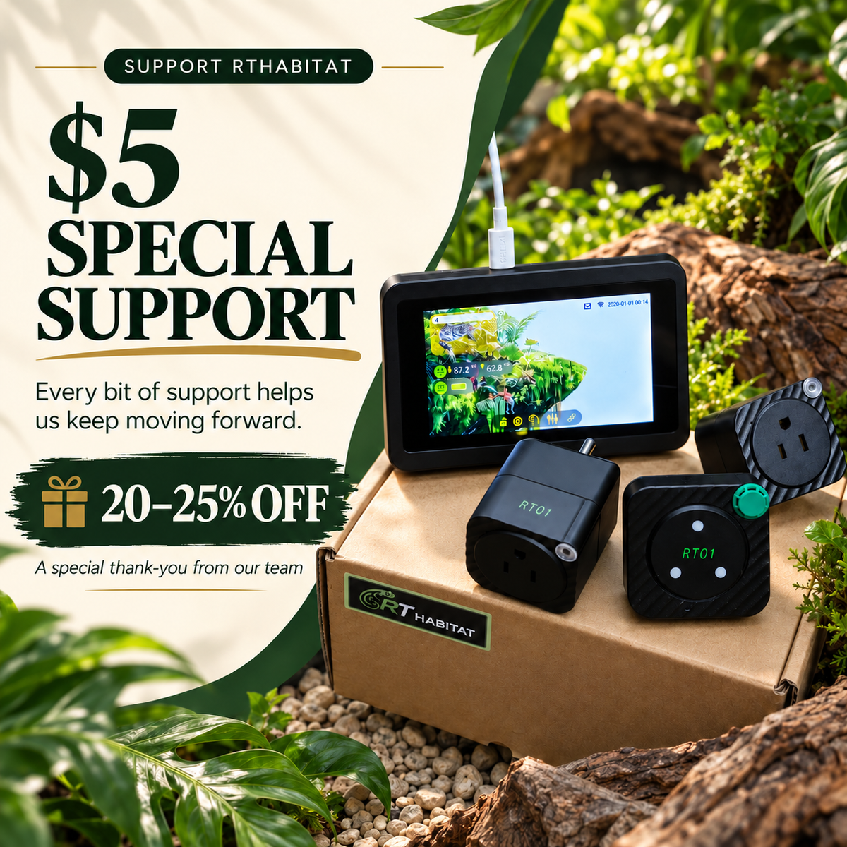 RTHabitat Special Support – $5