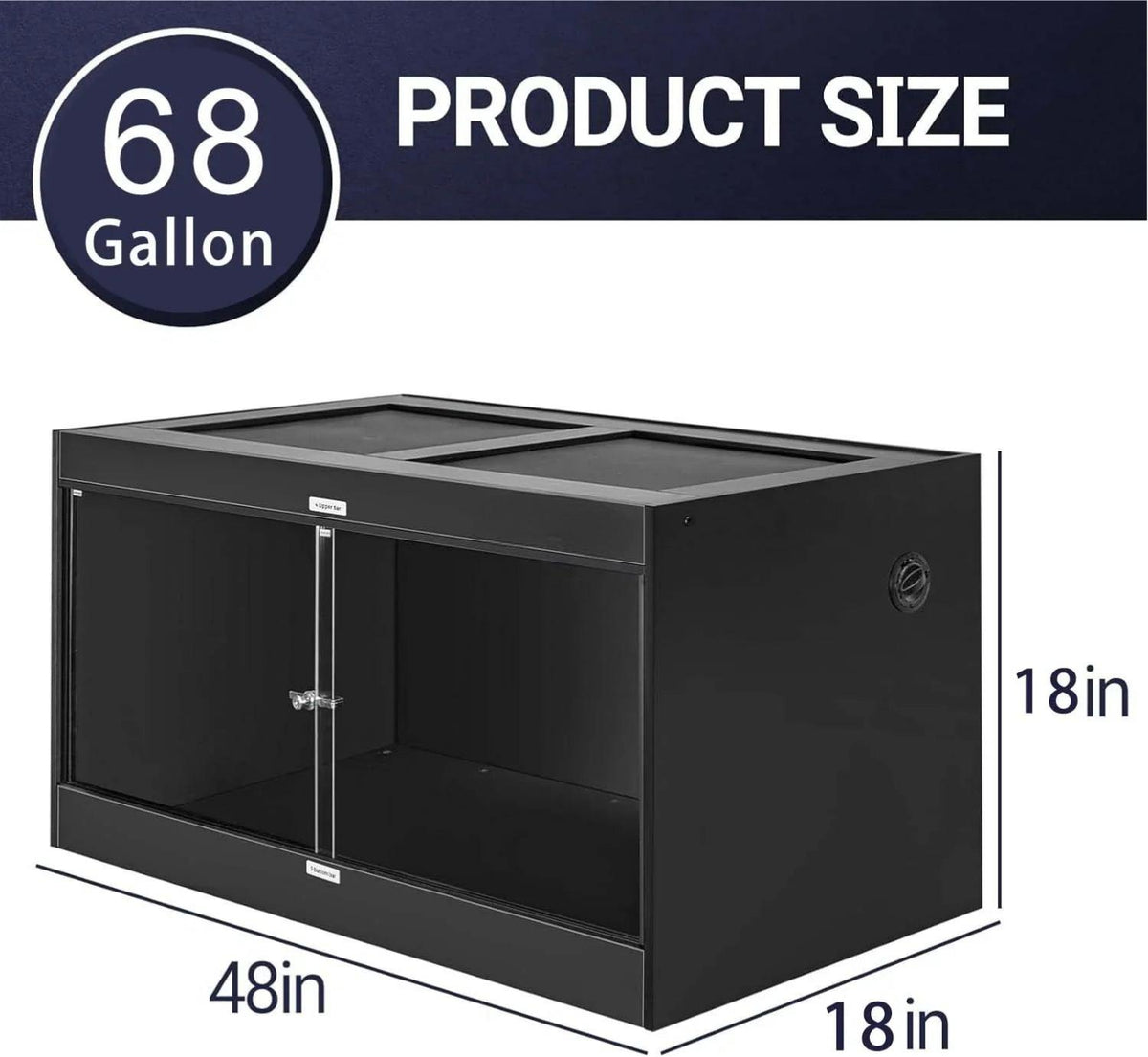 34-120 Gallon PVC Reptile Enclosure Choices for Reptile Pets