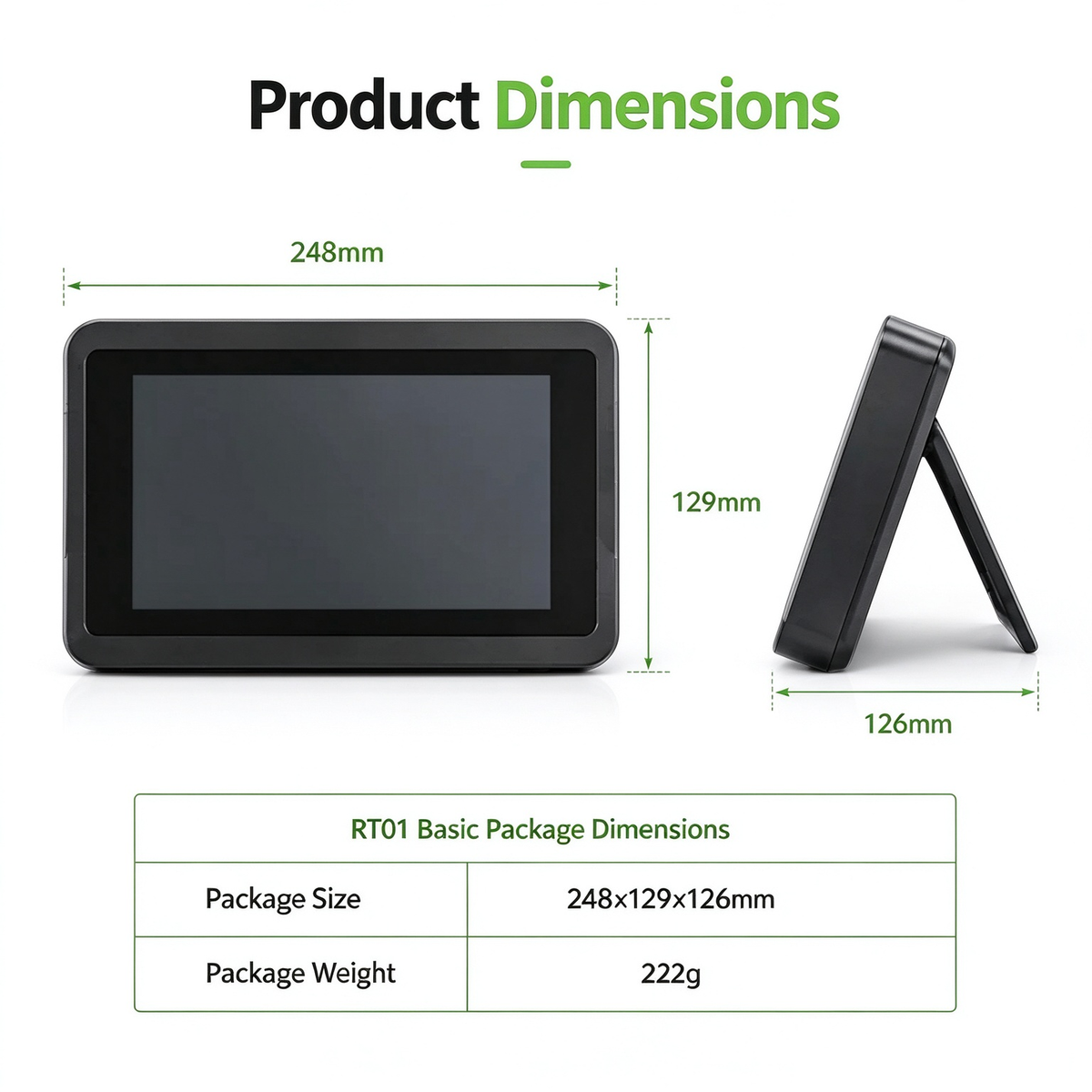 RT01 Smart Reptile Habitat Controller with Touchscreen
