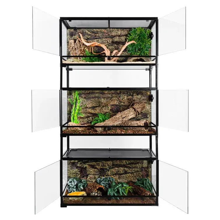 RTHabitat 36' x 18'' x 70''  Stackable Reptile Tank (3 tanks stacked)