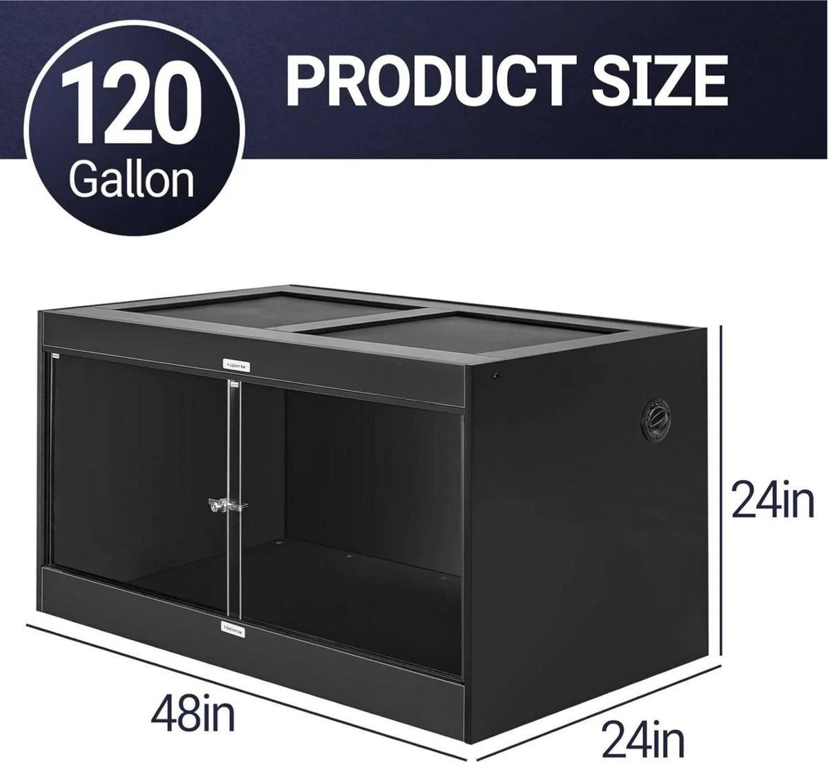 34-120 Gallon PVC Reptile Enclosure Choices for Reptile Pets