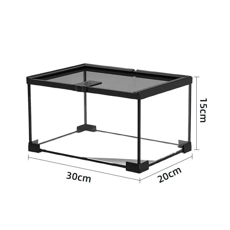 RTHabitat 360° Ultra Clear Glass Reptile Terrarium Panoramic Viewing Design