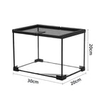 RTHabitat 360° Ultra Clear Glass Reptile Terrarium Panoramic Viewing Design