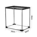 RTHabitat 360° Ultra Clear Glass Reptile Terrarium Panoramic Viewing Design