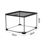 RTHabitat 360° Ultra Clear Glass Reptile Terrarium Panoramic Viewing Design