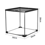 RTHabitat 360° Ultra Clear Glass Reptile Terrarium Panoramic Viewing Design