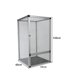 RTHabitat Premium Aluminum Frame Reptile Enclosure – Acrylic Door & Full Mesh Door Versions, 40/65/120 Gallon Arboreal Reptile Habitat for Chameleons, Lizards, Geckos & Tree Frogs