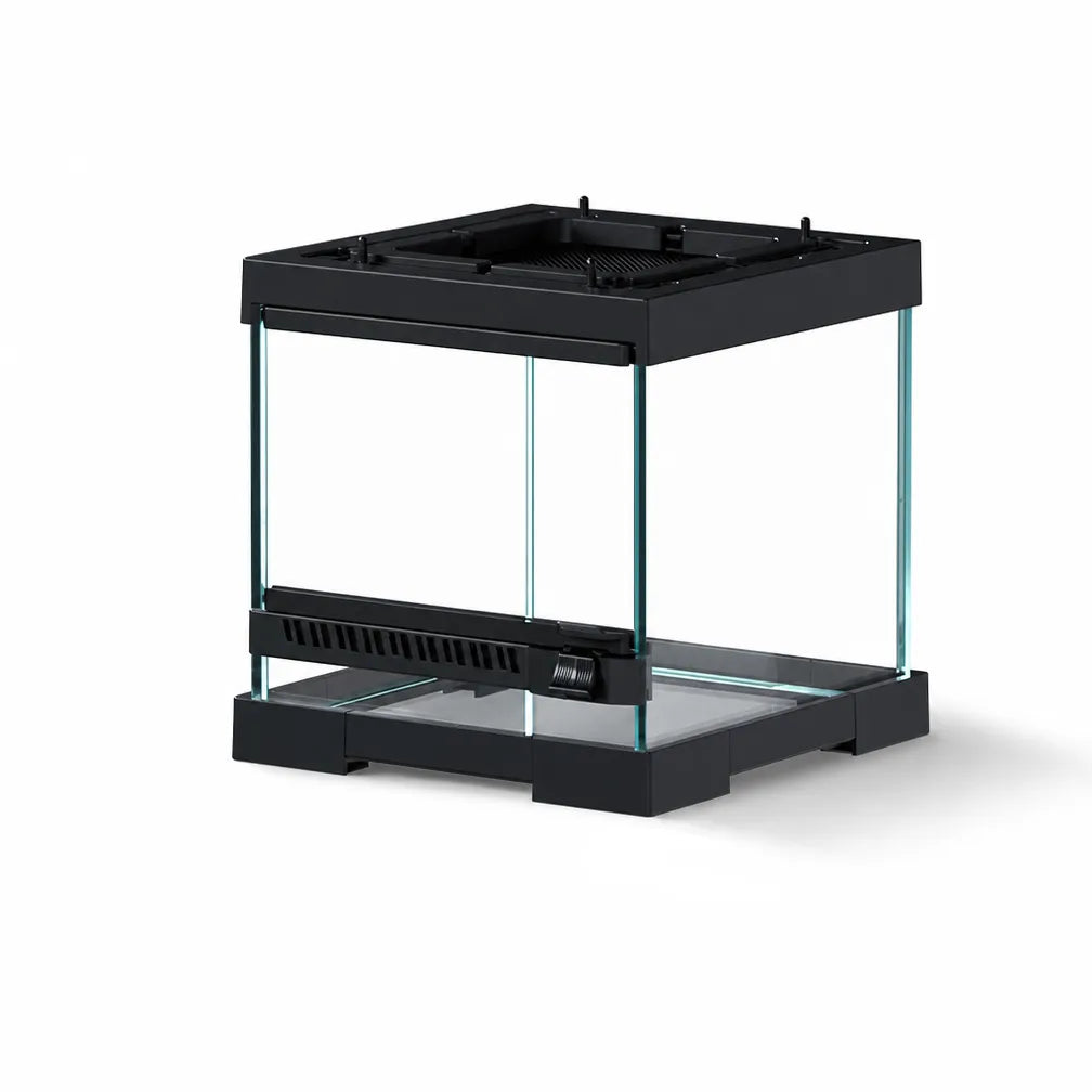 RTHabitat Front Opening Glass Reptile Enclosure Easy Access Terrarium Design
