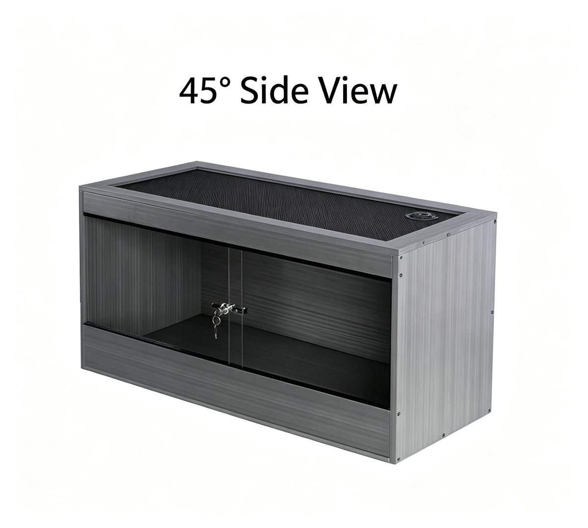 RTHabitat Calcium Plastic Reptile Terrarium Sliding Glass Doors
