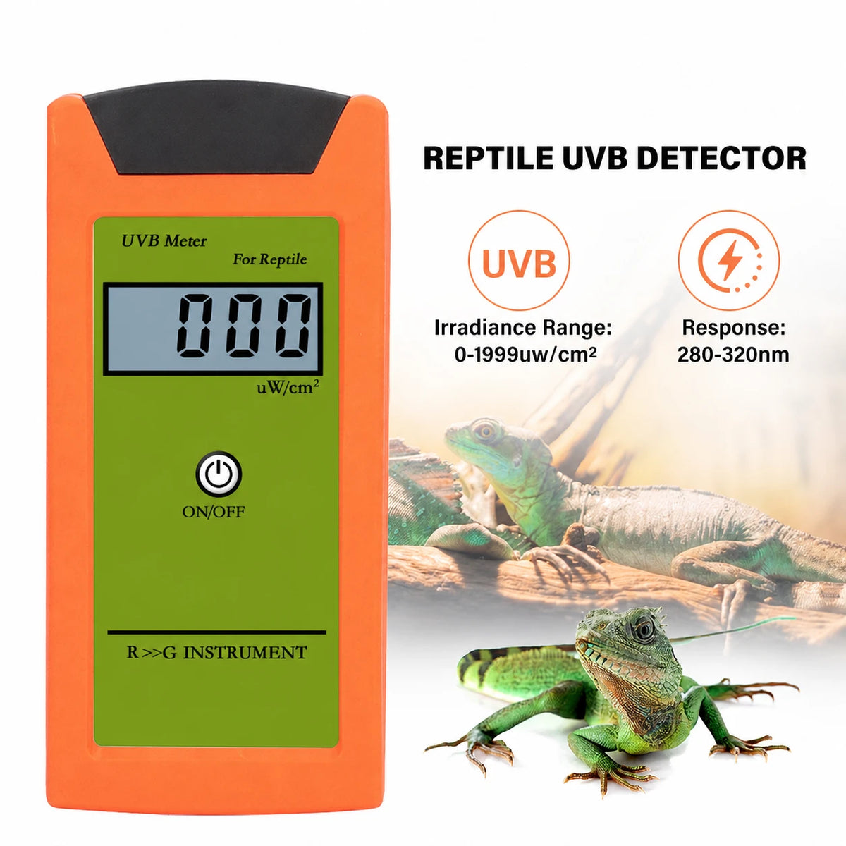 RTHabitat UVB Meter ABS Body Digital Display UVB Tester