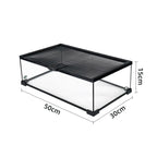 RTHabitat 360° Ultra Clear Glass Reptile Terrarium Panoramic Viewing Design