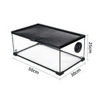 RTHabitat 360° Ultra Clear Glass Reptile Terrarium Panoramic Viewing Design