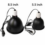 Reptile Lamp Holder for UVB Heat Bulb and Efficient Basking