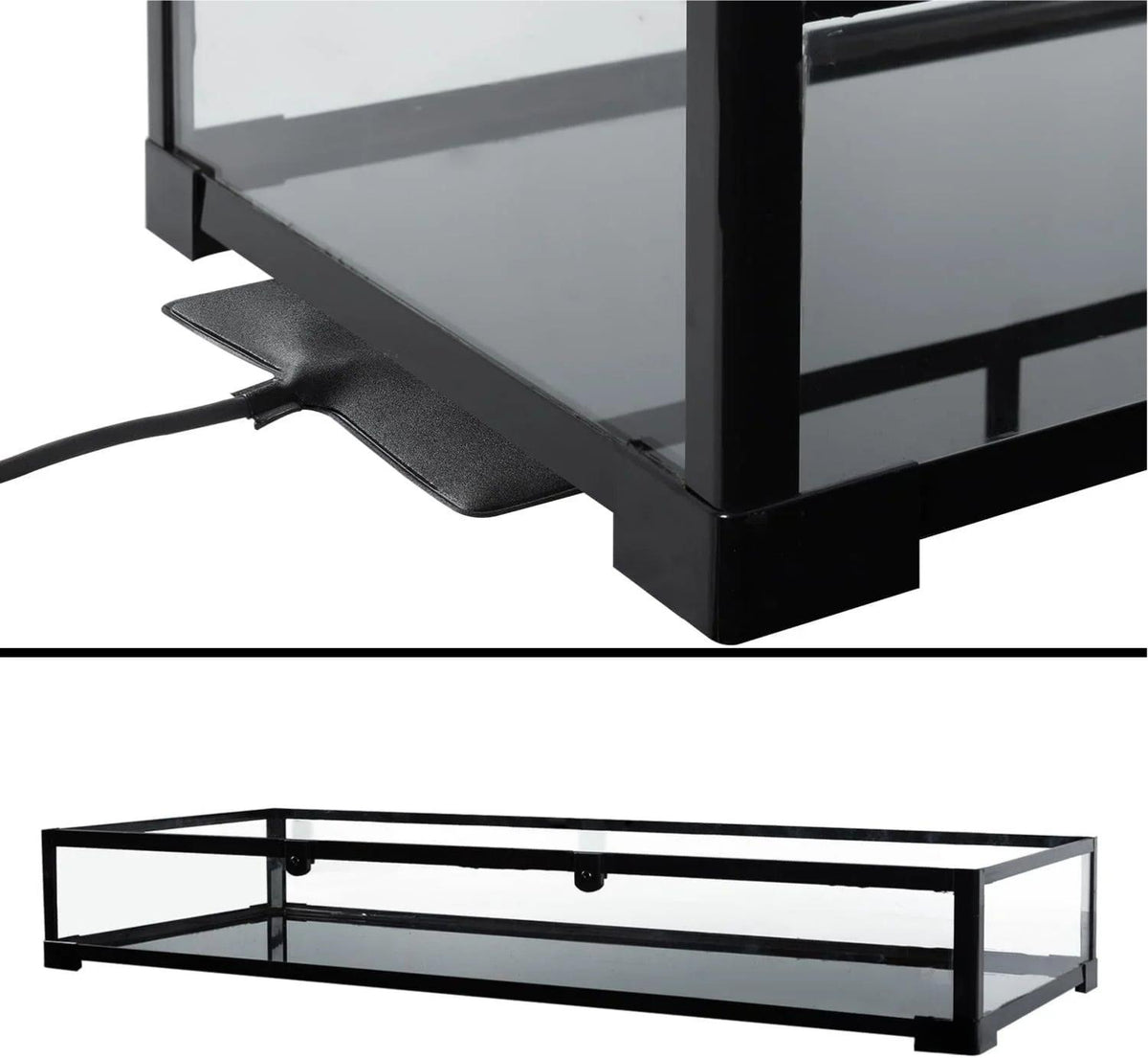 2026 New 135 Gallon 2 in 1  Large Vertical Reptile Terrarium 48" x 18" x 36" Rainforest Reptile Paludarium
