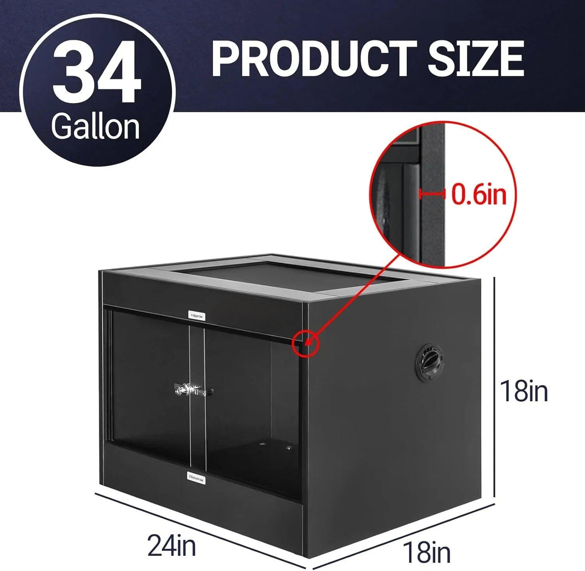 34-120 Gallon PVC Reptile Enclosure Choices for Reptile Pets