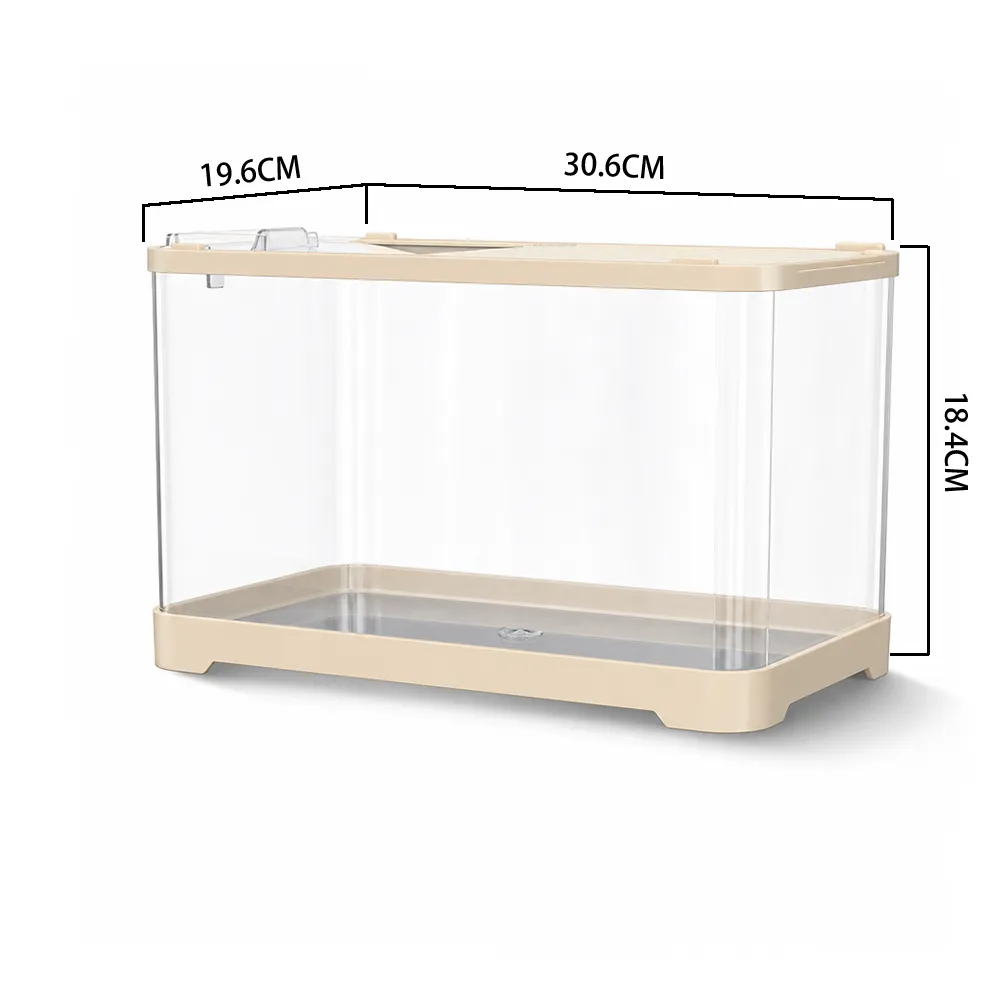 RTHabitat Clear AS Reptile Enclosure Transparent Design Compact Habitat