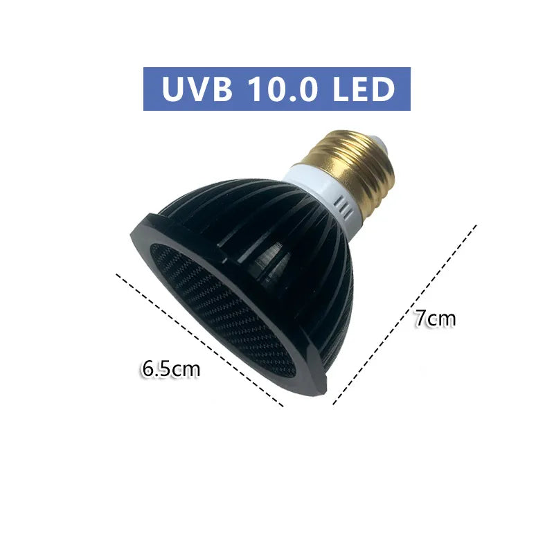 RTHabitat LED UVB Light Aluminum Heat Sink Reflector Design