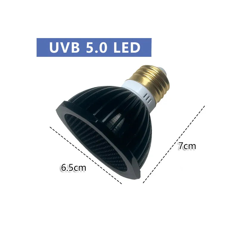 RTHabitat LED UVB Light Aluminum Heat Sink Reflector Design