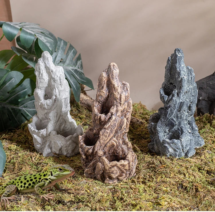 RTHabitat Reptile Rock Decor – Realistic Climbing & Hide Design