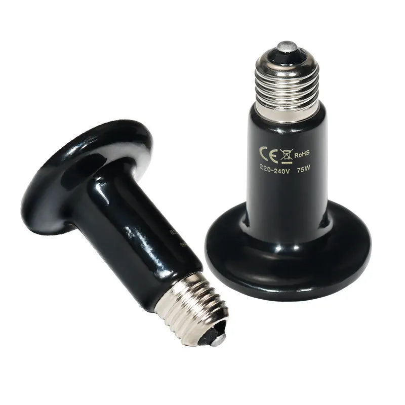 RTHabitat Ceramic Heat Emitter – Spiral Heating Element, Far-Infrared Heat