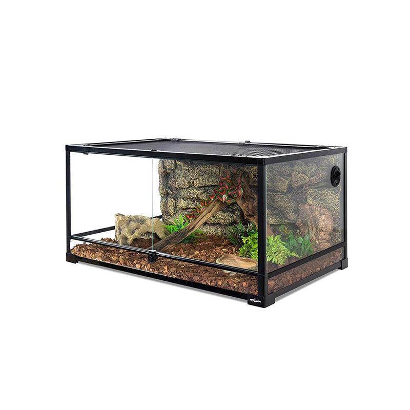 RTHabitat 67 Gallon Reptile Glass Terrarium 36" x 23.6" x 18", Double Hinge Door with Screen Ventilation bearded dragon tank(Knock-Down) RK0134 - RTHabitat