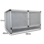 RTHabitat Premium Aluminum Mesh Reptile Enclosure – 45/66 Gallon Full Ventilation Habitat for Chameleons, Lizards, Snakes & Geckos