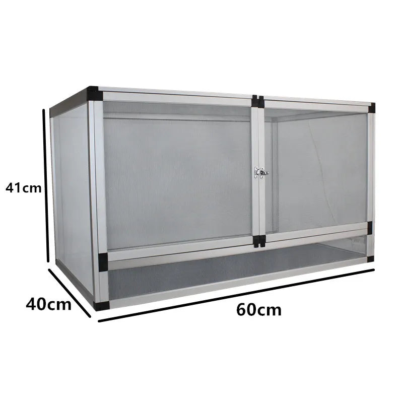 RTHabitat Premium Aluminum Mesh Reptile Enclosure Full Ventilation Design