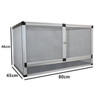RTHabitat Premium Aluminum Mesh Reptile Enclosure – 45/66 Gallon Full Ventilation Habitat for Chameleons, Lizards, Snakes & Geckos