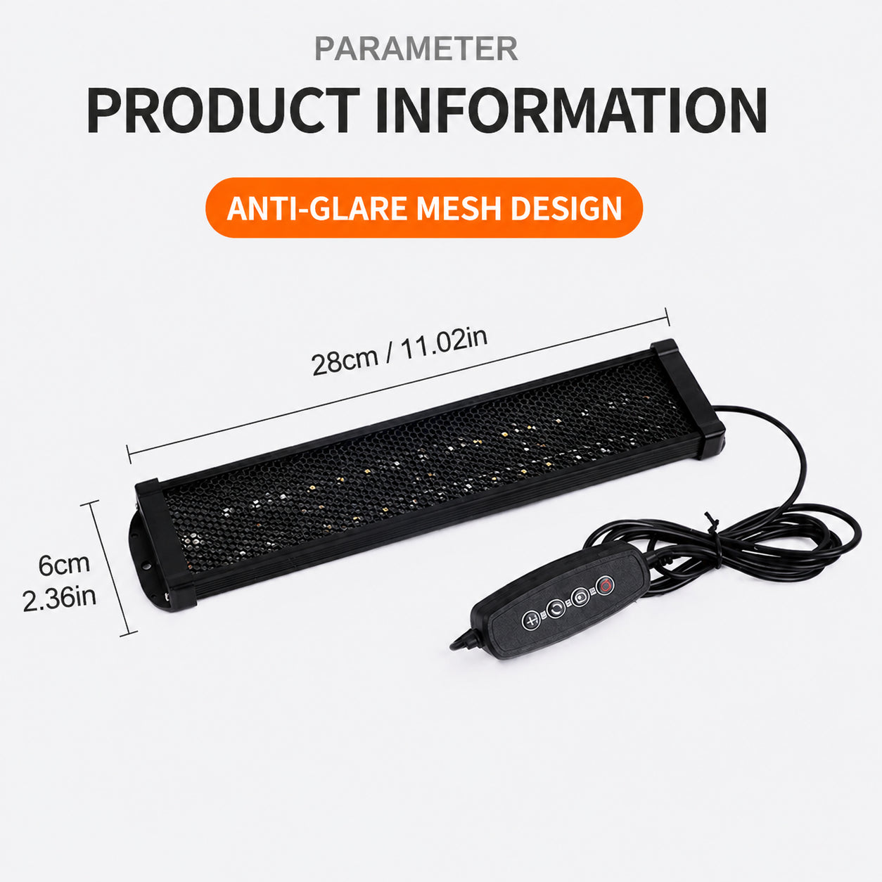 RTHabitat Full Spectrum UVB LED Light – Smart Control Panel Design