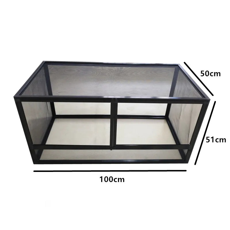 RTHabitat Premium Aluminum Mesh Reptile Enclosure Full Ventilation Design