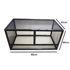 RTHabitat Premium Aluminum Mesh Reptile Enclosure – 45/66 Gallon Full Ventilation Habitat for Chameleons, Lizards, Snakes & Geckos