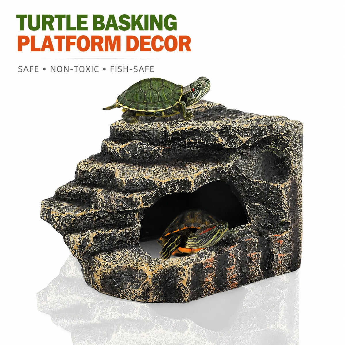 RTHabitat Resin Basking Platform Built-In Hide